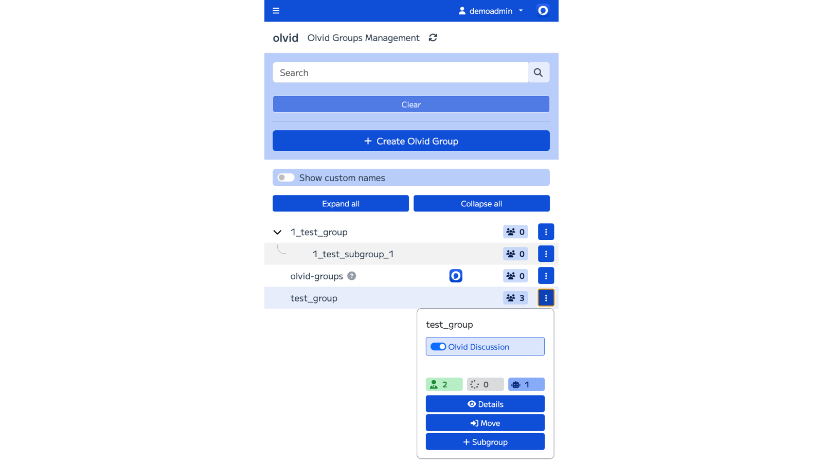 Olvid Keycloak Admin Console